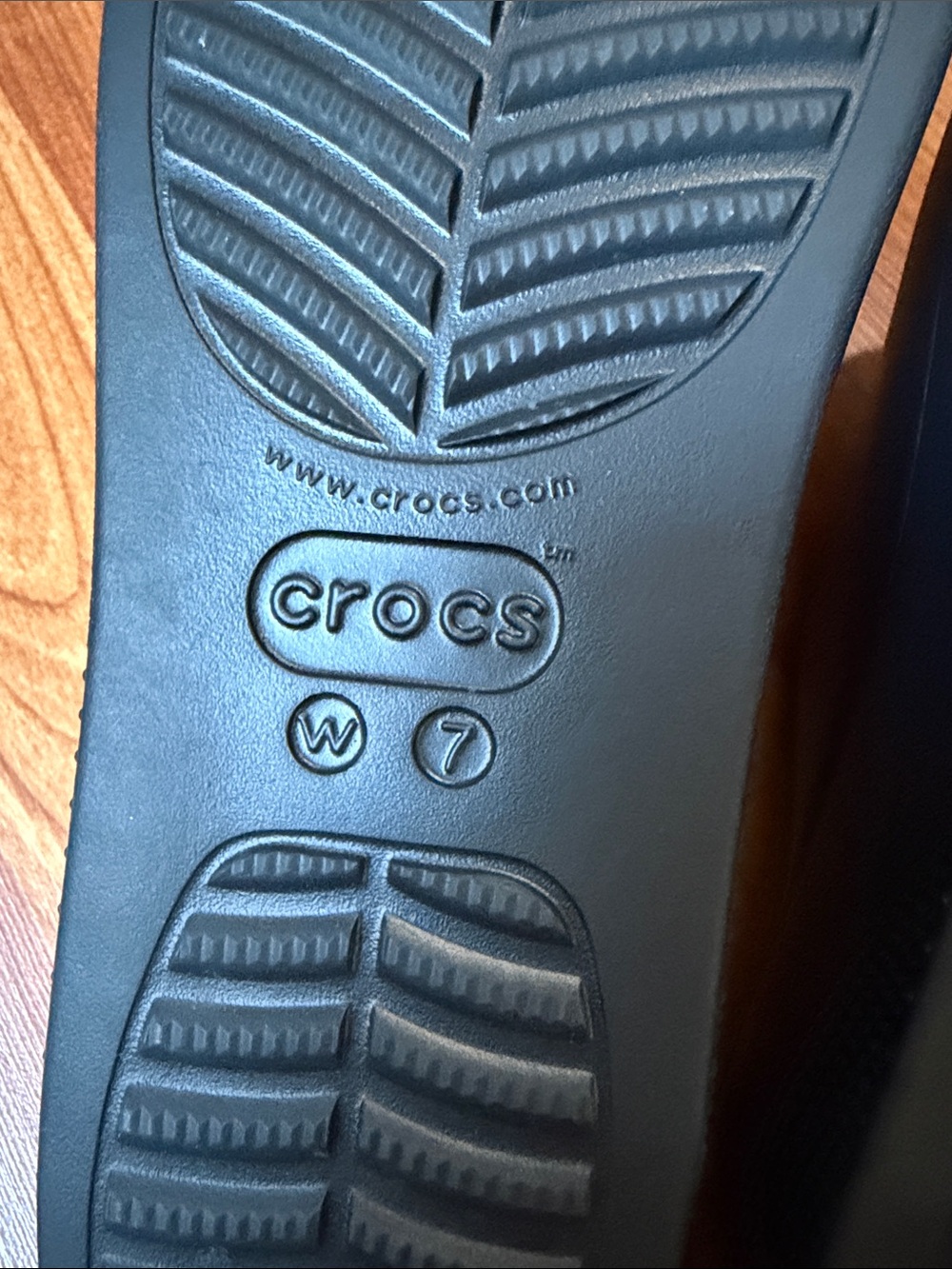 Women’s Black Slip-On Slide Crocs Sandals - Picture 5 of 12